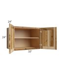 Prairie Shaker 33x24x24 Wall Cabinet