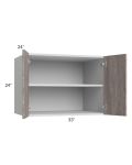 Milan Hazel 33x24x24 Wall Cabinet