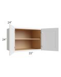 Bayville White 33x24x24 Wall Cabinet