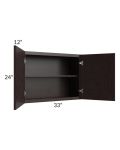 Brazilian Shaker 33x24 Wall Cabinet
