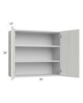 Milan Cream 33x30 Wall Cabinet
