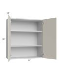 Milan Beige Matte 33x36 Wall Cabinet