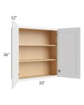 Bayville White 33x36 Wall Cabinet
