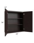 Brazilian Shaker 33x36 Wall Cabinet