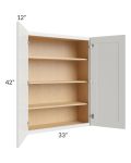 Palisades White 33x42 Wall Cabinet 