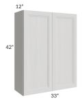 Salem Light Grey 33x42 Wall Cabinet