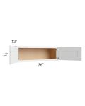 Stratus White 36x12 Wall Cabinet