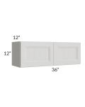 Salem Light Grey 36x12 Wall Cabinet