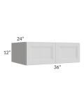 Salem Light Grey 36x12x24 Wall Cabinet