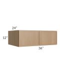 Township Rift Oak 36x12x24 Wall Cabinet