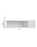 Venetian White Gloss 36x12x24 Wall Cabinet