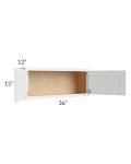 Stratus White 36x15 Wall Cabinet