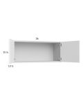 Euro Gloss White 36x15-1/8 Wall Cabinet