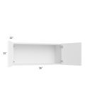 Venetian White Gloss 36x15 Wall Cabinet