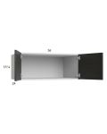 Euro Cafe 36x15-1/8x24 Wall Cabinet