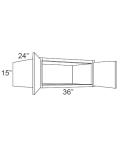36x15x24 Wall Cabinet