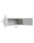 Signature Vanilla 36x15x24 Wall Cabinet