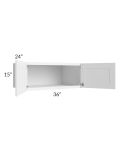 Signature Vanilla 36x15x24 Wall Cabinet