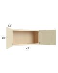 Casselton Ivory 36x18 Wall Cabinet