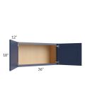 Bayville Blue 36x18 Wall Cabinet