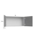 Euro Grey 36x17-5/8 Wall Cabinet