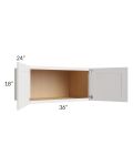 Midtown Cloud Shaker 36x18x24 Wall Cabinet