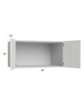 Milan Cream 36x18x24 Wall Cabinet