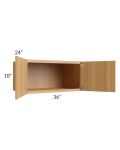 Portland Sand 36x18x24 Wall Cabinet 