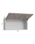 Milan Hazel 36x18 Lift-Up Door Wall Cabinet