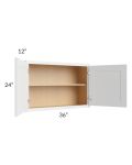 Stratus White 36x24 Wall Cabinet