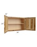 Prairie Shaker 36x24 Wall Cabinet - Out of stock through mid April
