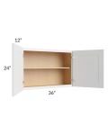 Alpine White Shaker 36x24 Wall Cabinet 
