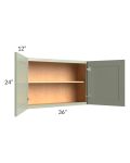 Midtown Pistachio Green Shaker 36x24 Wall Cabinet