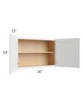 Asheville White Shaker 36x24 Wall Cabinet