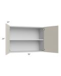 Milan Beige Matte 36x24 Wall Cabinet