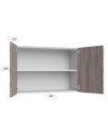 Milan Hazel 36x24 Wall Cabinet