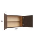 Vienna Kona Brown 36x24 Wall Cabinet