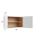 Stratton White Shaker 36x24x24 Wall Cabinet