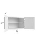 Providence White 36x24x24 Wall Cabinet 