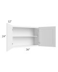 Dakota White 36x24 Wall Cabinet