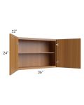 Portland Walnut 36x24 Wall Cabinet