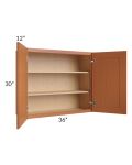 Lexington Cinnamon Glaze 36x30 Wall Cabinet