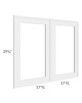 Portland White 36x30 Glass Door Only with Glass Included 