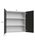 Euro Cafe 36x35-1/4 Wall Cabinet