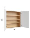 Stratus White 36x36 Wall Cabinet