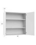 Milan White Matte 36x36 Wall Cabinet