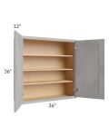 Gramercy Grey Mist 36x36 Wall Cabinet