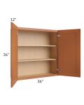 Lexington Cinnamon Glaze 36x36 Wall Cabinet