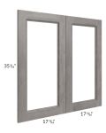 Providence Slate Grey 36x36 Glass Door Only with Glass Included