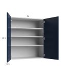 Harbor Navy 36x40-1/4 Wall Cabinet